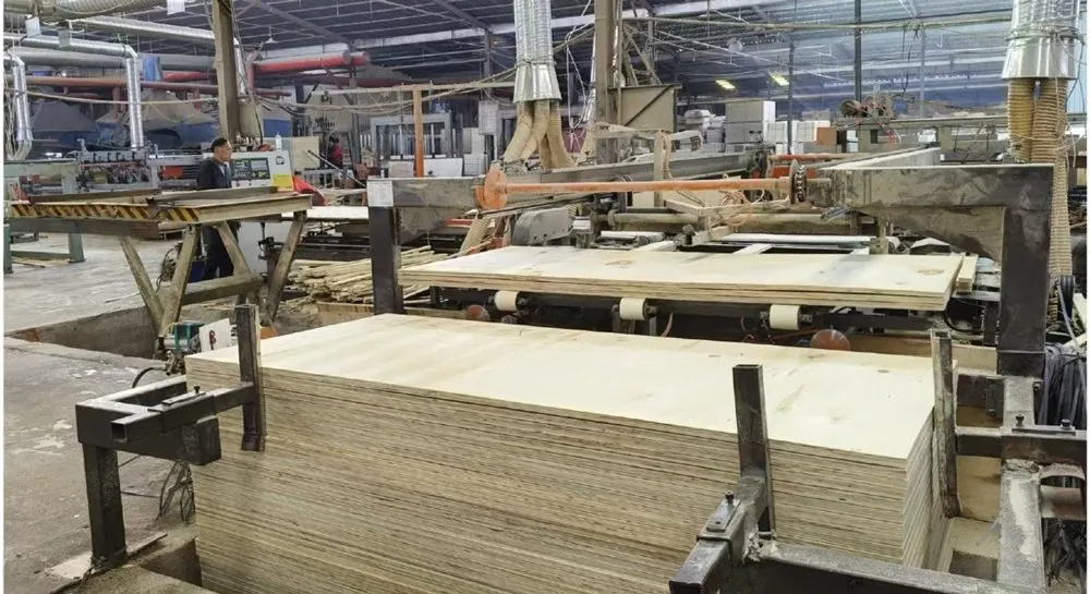 Furniture board production line